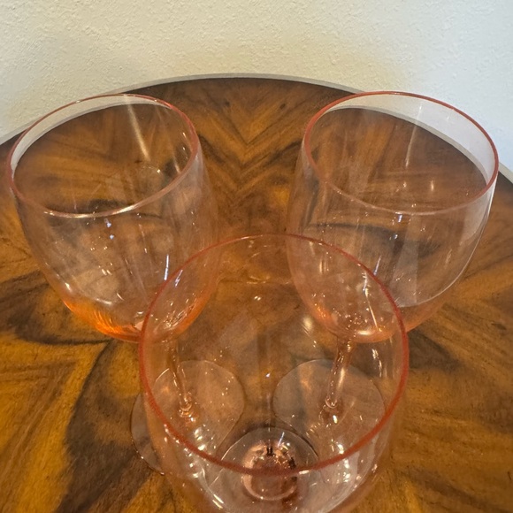 3 Mikasa Elite Pink Champagne Glass 8 1/4” Excellent Condition - Picture 3 of 8